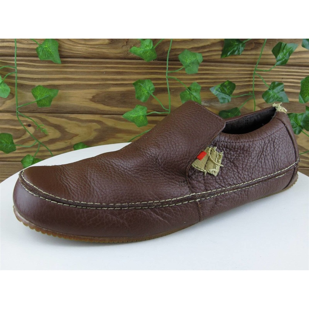 Florsheim Sz 11 Loafer Brown Leather Men Slip On 18476-02 Medium (D, M)